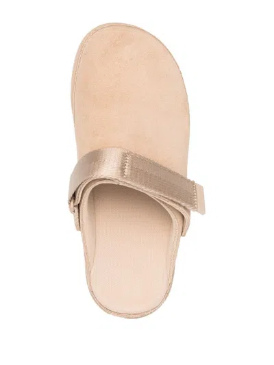 Shop Ugg Sabot Goldenstar In Beige