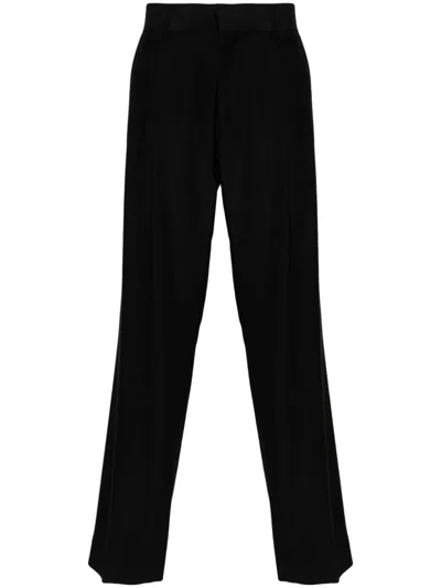 Shop Canaku Tailored Trousers In ブラック