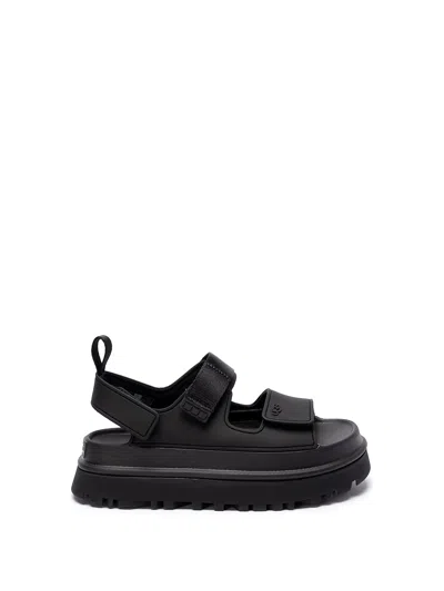 Shop Ugg `goldenglow` Sandals In Black  