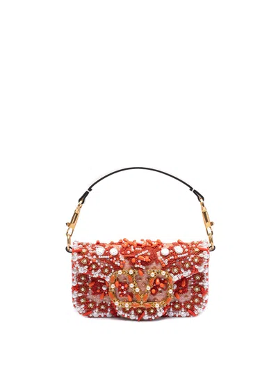 Shop Valentino `locò` Small Shoulder Bag In Red