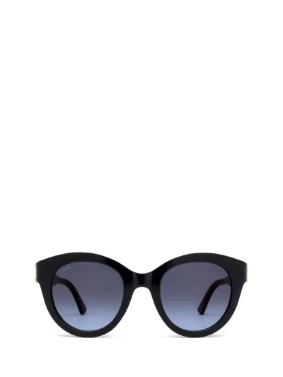 Shop Cartier Sunglasses In Blue