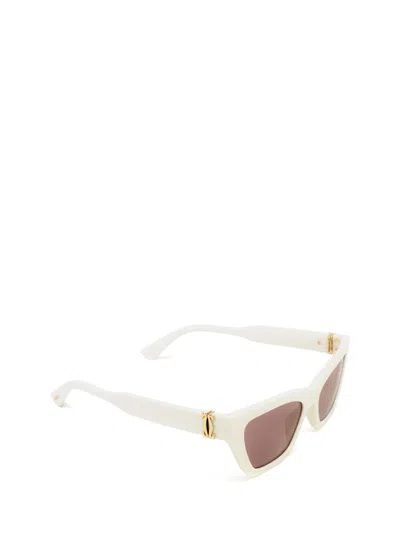 Shop Cartier Sunglasses In White
