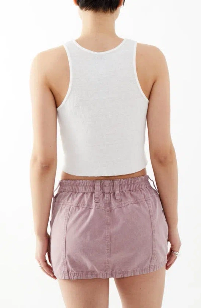 Shop Bdg Urban Outfitters Y2k Cotton Cargo Miniskirt In Mauve