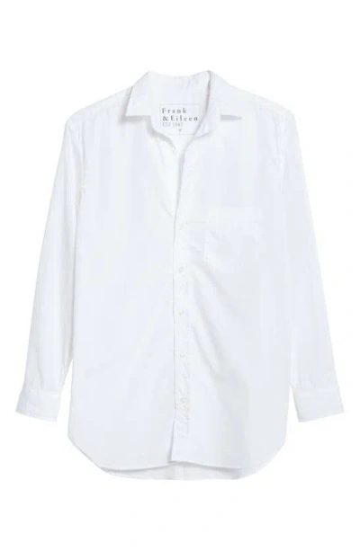Shop Frank & Eileen Joedy Superfine Cotton Button-up Shirt In White Piumino