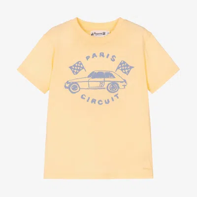 Shop Bonpoint Boys Yellow Graphic T-shirt