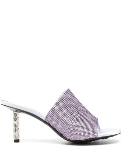 Shop Givenchy Sandals In Lavender