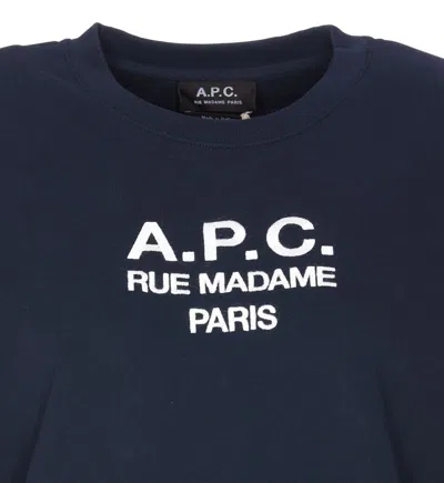 Shop Apc A.p.c. Sweaters In Blue