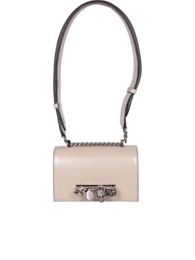 Shop Alexander Mcqueen Bags In Beige