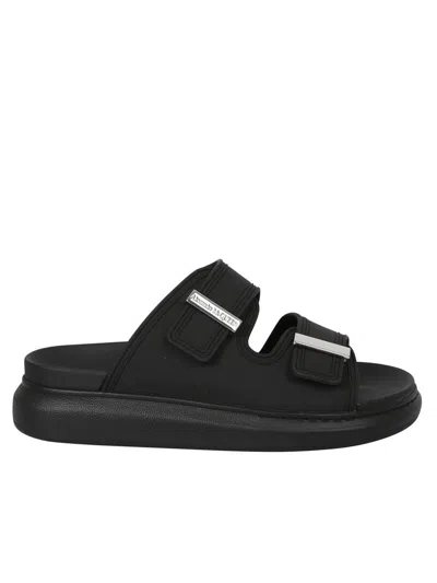 Shop Alexander Mcqueen Sandals In Black