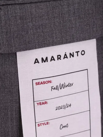 Shop Amaranto Amaránto Blazer In Grey