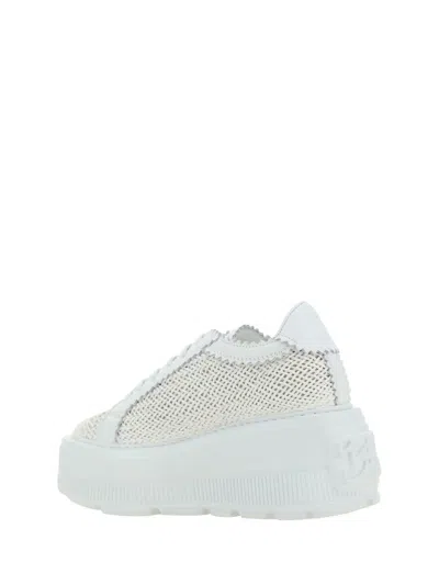 Shop Casadei Sneakers In Hanoi Bianco