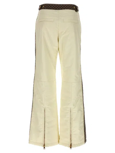 Shop Balmain Ski Pants In White