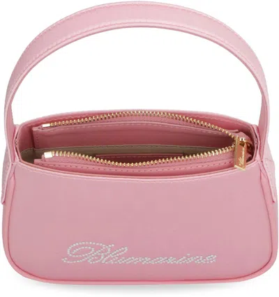 Shop Blumarine Satin Handbag In Pink