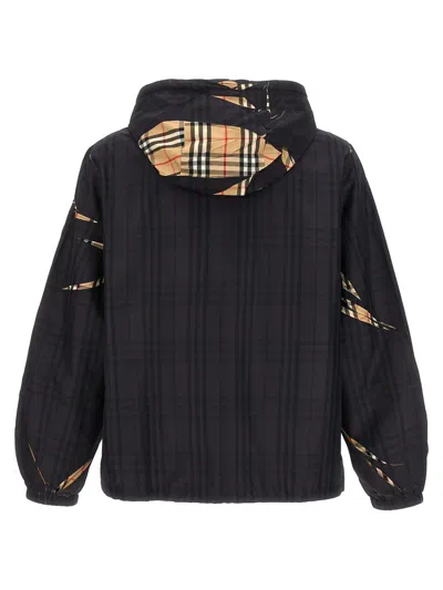 Shop Burberry 'patterson' Jacket In Black