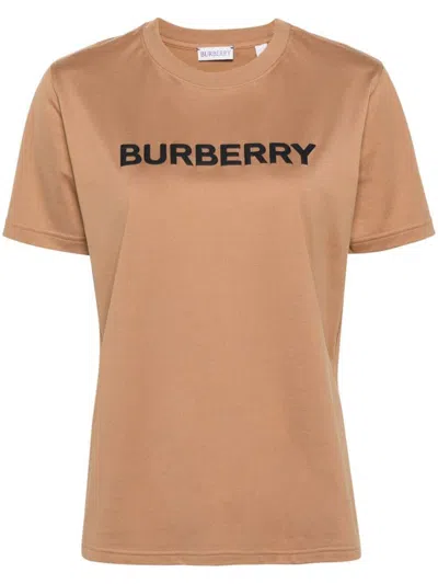 Shop Burberry Margot T-shirt Clothing In Brown