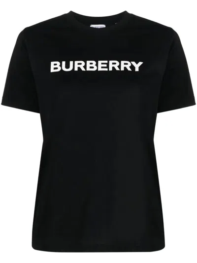 Shop Burberry Margot T-shirt Clothing In Black
