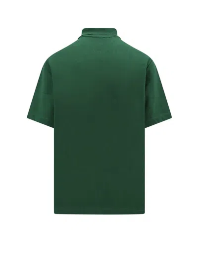 Shop Burberry Polo Shirt In Green
