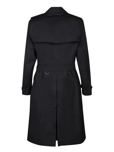Shop Burberry Trench Coats In Black