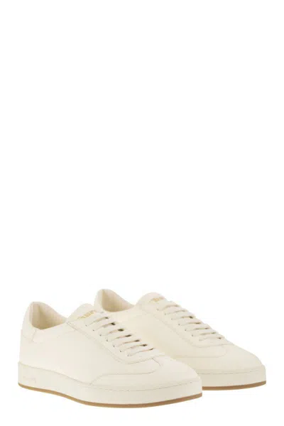 Shop Church's Largs - Suede And Deerskin Sneaker In Ivory