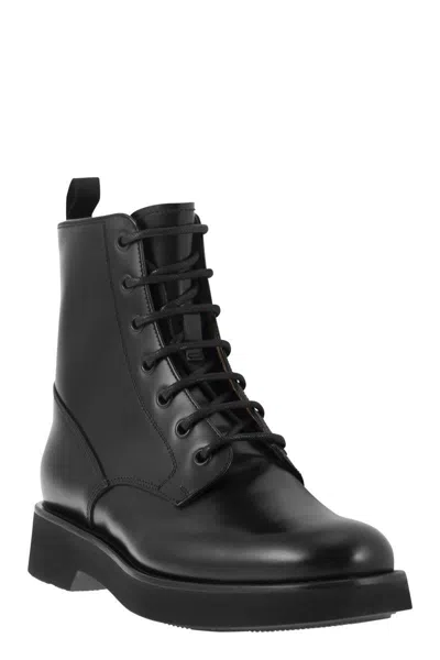 Shop Church's Nanalah L - Semi-gloss Calfskin Ankle Boot In Black