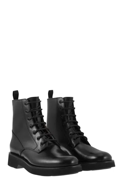 Shop Church's Nanalah L - Semi-gloss Calfskin Ankle Boot In Black