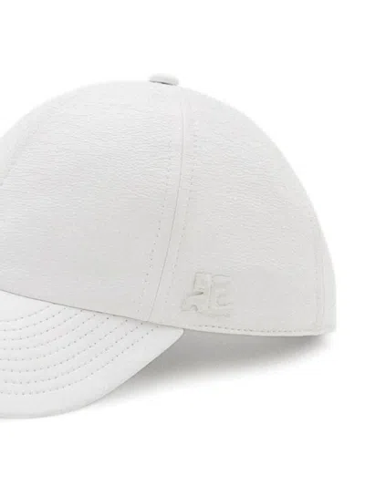 Shop Courrèges Courreges Hats In Heritage White