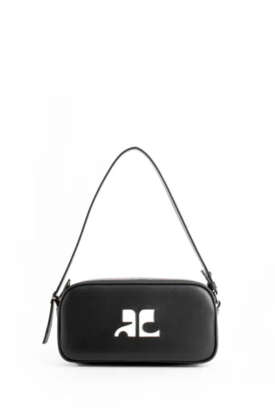 Shop Courrèges Top Handle Bags In Black