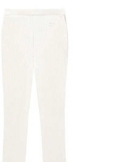 Shop Courrèges Courreges Trousers In Heritage White