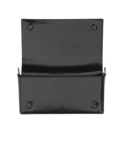 Shop Diesel Shoulder Bag "cookie" Medium In Black