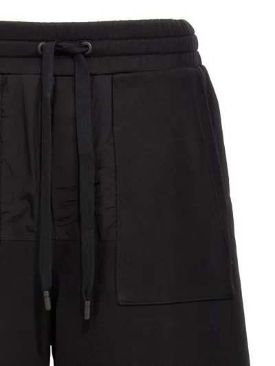 Shop Dolce & Gabbana Logo Bermuda Shorts In Black