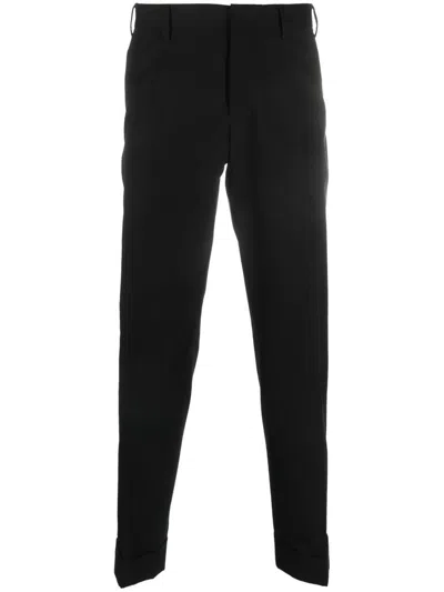 Shop Dries Van Noten 01130-philip 7334 M.w.pants Clothing In Black