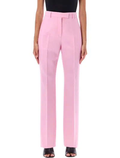 Shop Ferragamo Formal Pants In Bubble Pink