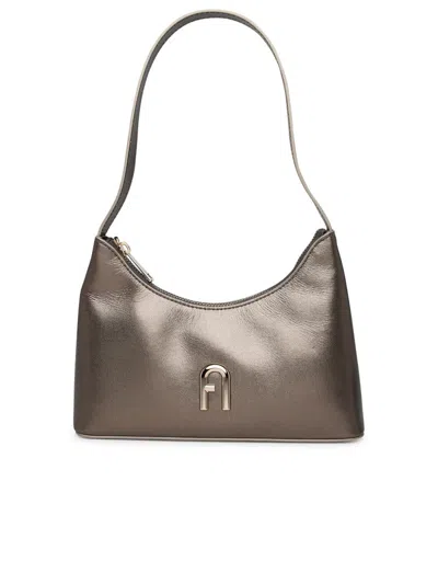 Shop Furla Gold Bronze Leather Bag