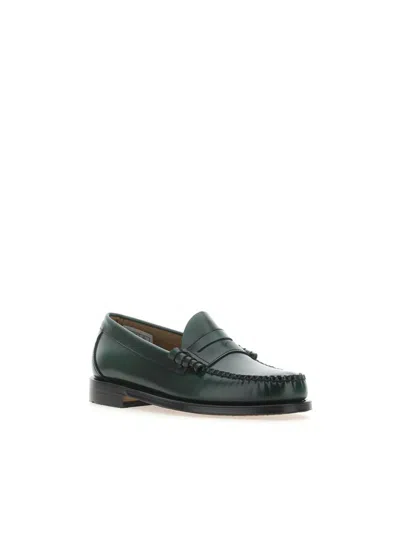 Shop Gh Bass G.h. Bass Loafers In Green