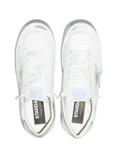 Shop Golden Goose Stardan Sneakers Shoes In White