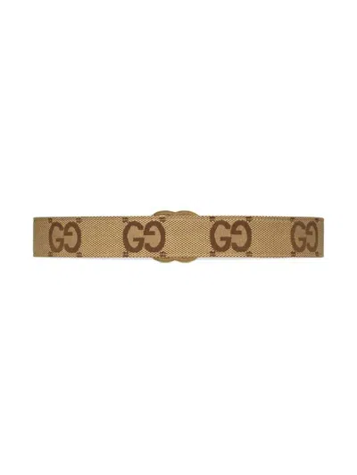 Shop Gucci Belts In Camel Ebony/new Acer