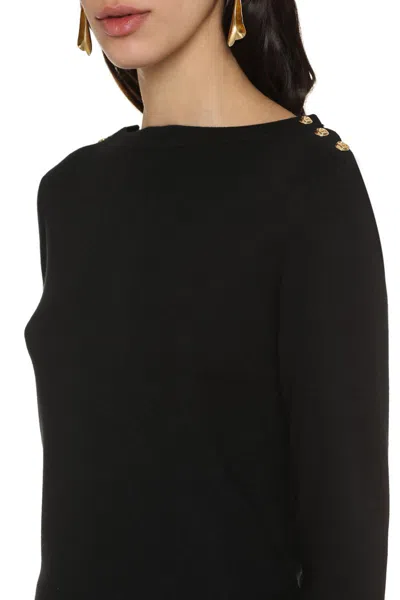 Shop Gucci Cashmere Sweater In Black