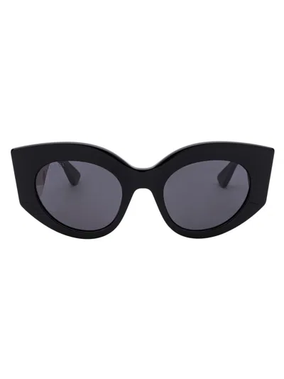 Shop Gucci Sunglasses In 001 Black Multicolor Grey