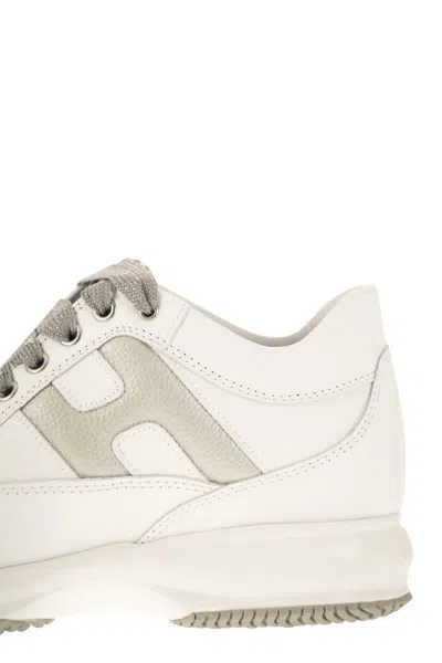 Shop Hogan Sneakers Interactive In White