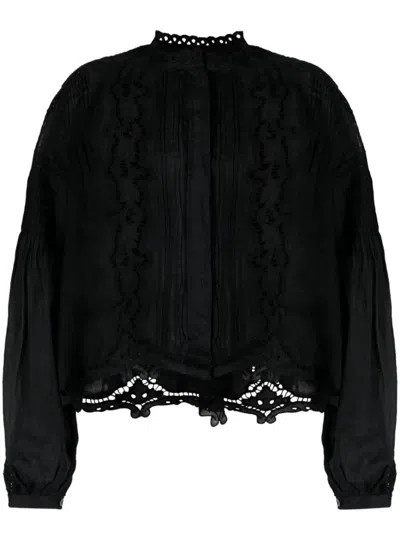 Shop Isabel Marant Blouse Kubra Clothing In Black
