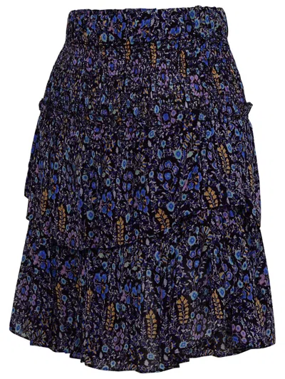 Shop Isabel Marant Étoile 'hilari' Miniskirt In Blue