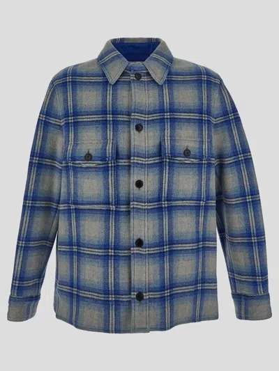 Shop Isabel Marant Homme Jacket In Blue