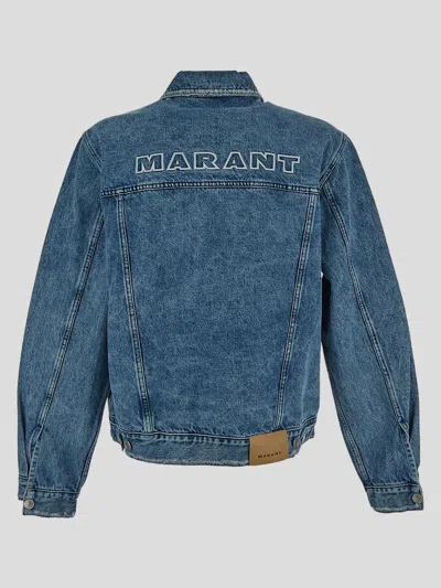 Shop Isabel Marant Homme Jacket In Blue