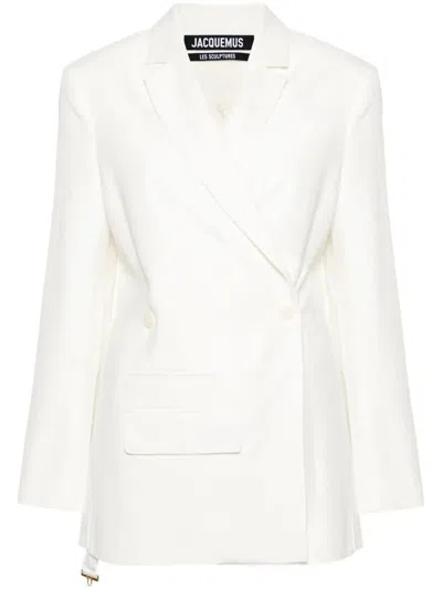 Shop Jacquemus Tibau Jacket Clothing In White