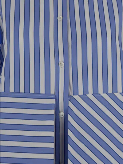 Shop Jw Anderson Shirts In Bluewhite