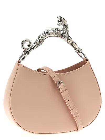 Shop Lanvin 'hobo Cat' Handbag In Pink