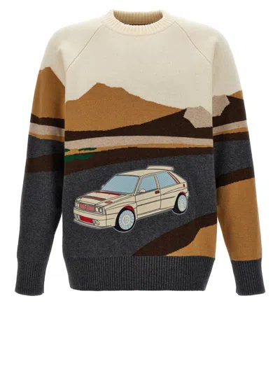 Shop Lc23 'delta' Sweater In Multicolor