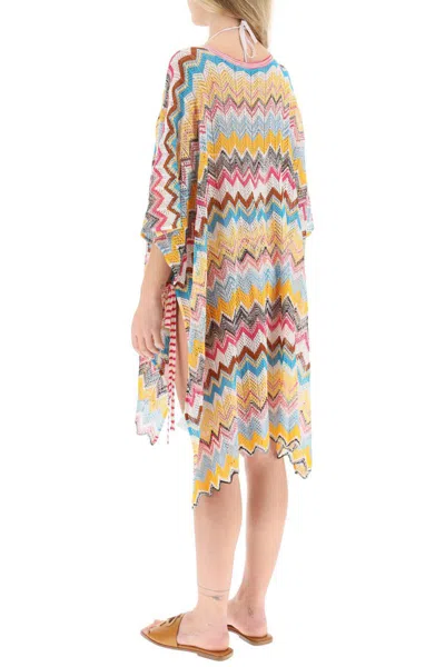 Shop Missoni Multicolor Knit Poncho Cover-up