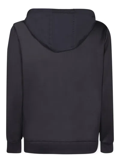 Moncler Zippered Black Cardigan In Black