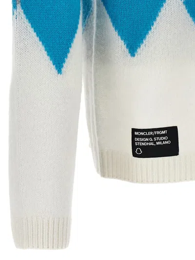 Shop Moncler Genius Logo Sweater In Multicolor